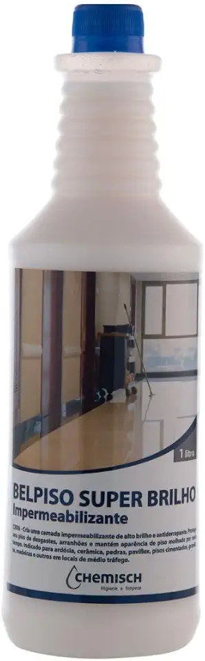 Impermeabilizante Super Brilho 1L Cera Incolor Pra Porcelanatos Domésticos