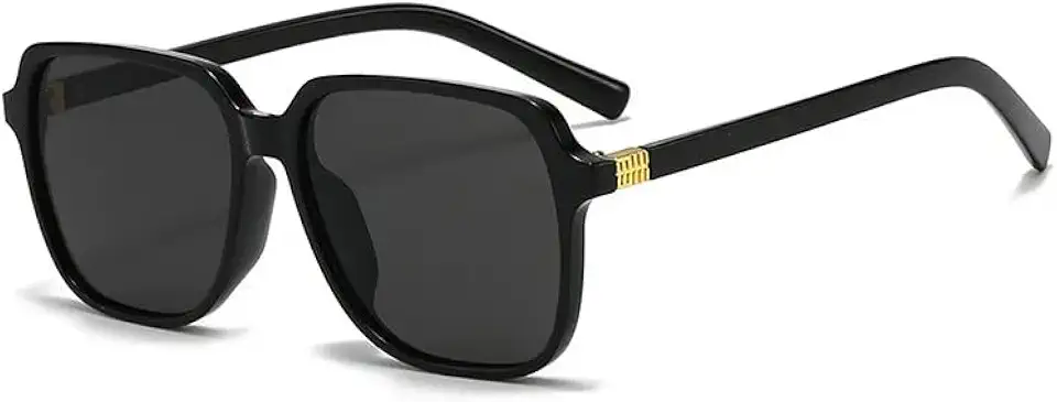 Óculos de Sol Estilo Quadrado Feminino Casual Grande – Design Moderno e Conforto Elegante