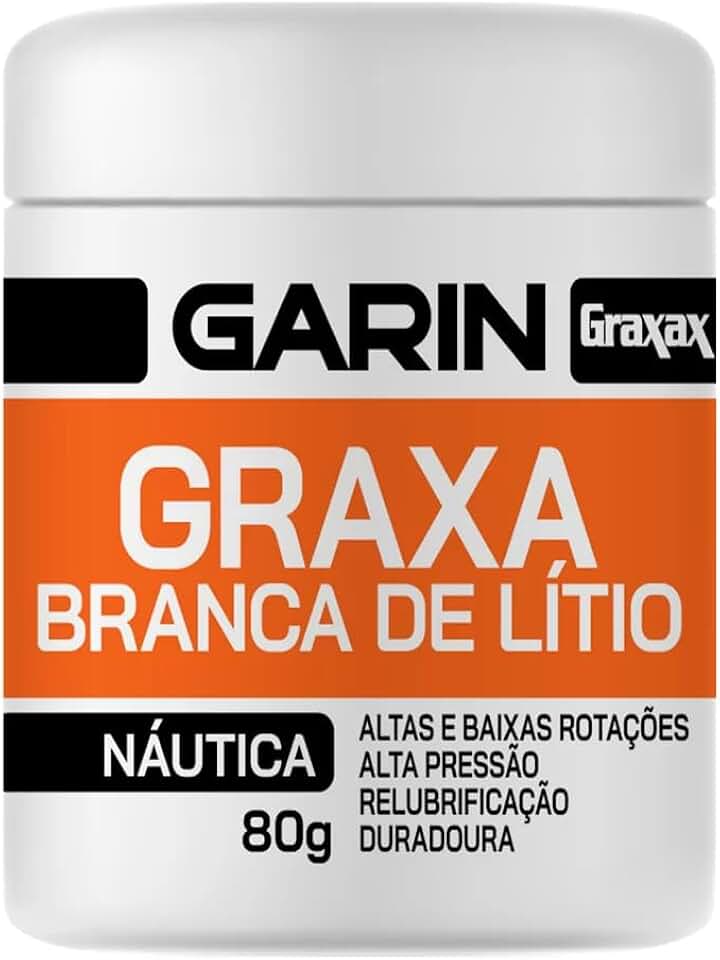 Graxa Branca Pura de Lítio - Náutica - Pote c/ 80g