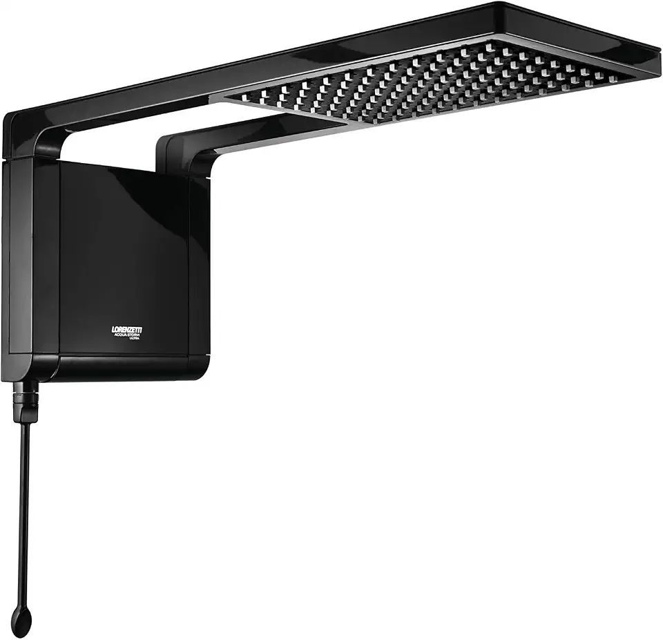 LORENZETTI Chuveiro Acqua Storm Ultra 220V 7800W, 7510060, Preto, Pequeno