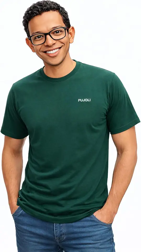Camiseta Premium 100% Algodão Fio 30.1 Unissex – Toque Macio, Caimento Perfeito e Alta Durabilidade | Gola Reforçada Ombro a Ombro – PUJOLI
