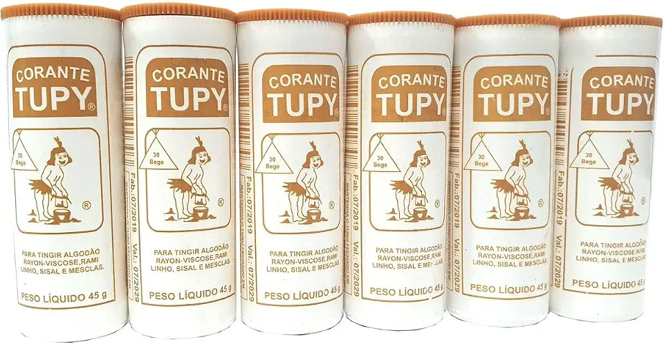 Corante em Pó,Tupy, Bege, 45 g, Para Algodão