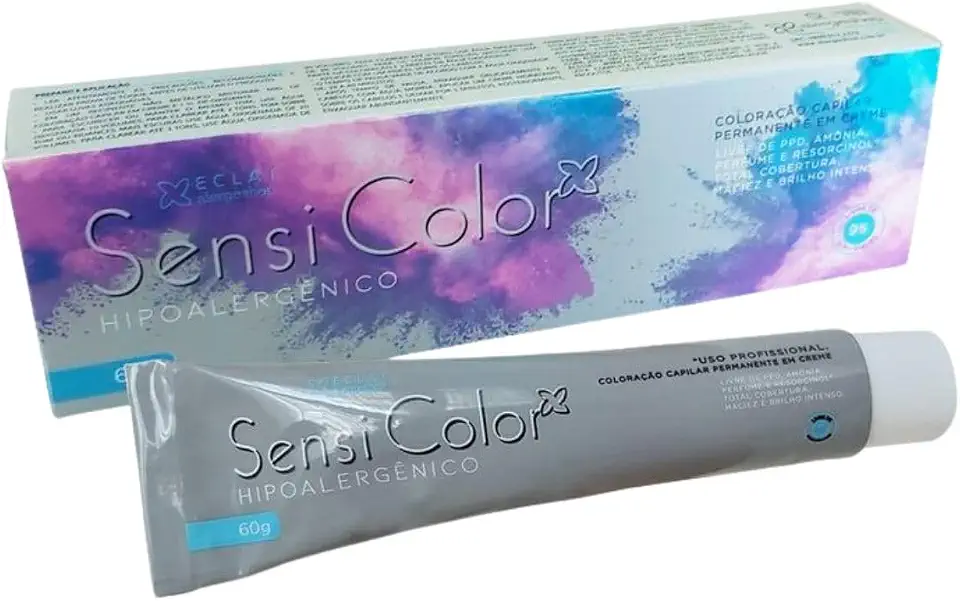 Tinta Coloração para Cabelo Hipoalergênica Borgonha 4.6 SensiColor Eclat - Alergoshop