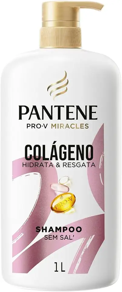 Pantene Pro-V Miracles Shampoo Colágeno Hidrata e Resgata 1L