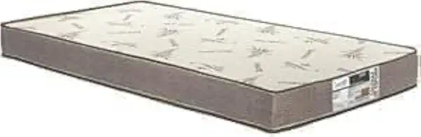 Colchão solteiro sensor marrom tecido liso confortável elegante moderno 188x78x14 densidade espuma D33 para sala casa quarto adulto móvel firme