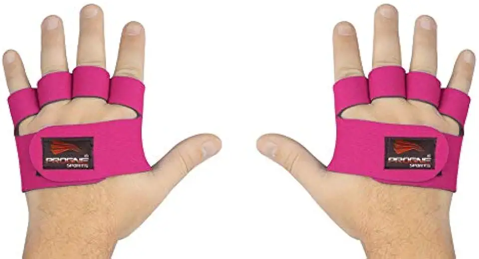 PROGNE SPORTS Mini Palma Luvas para Treinamento de Musculação e Fitness 2 Peças, Masculino e Feminino