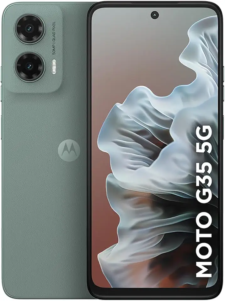 Smartphone Motorola Moto g35 5G - 256GB 12GB (4GB RAM+8GB Ram Boost) e Camera 50MP com AI NFC Tela 6.7" com Superbrilho - Cinza Vegan Leather