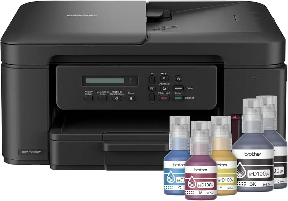 Multifuncional Brother Tank Color (A4) Wrl, USB DCPT730DW