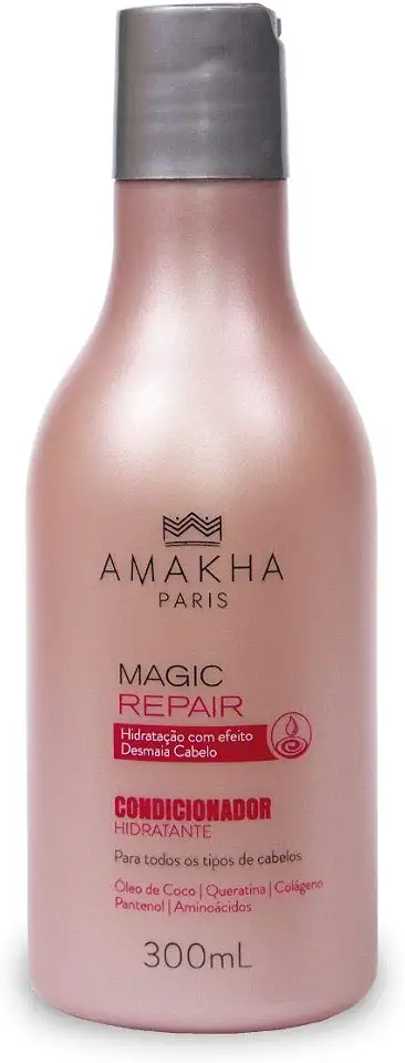 Shampoo Magic Repair Desmaia Cabelo Amakha Paris 300ml