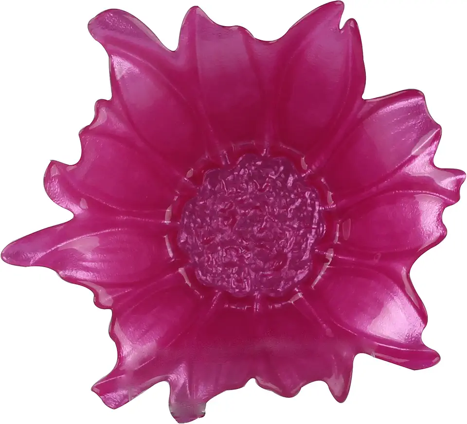 Centro de mesa Flora em vidro 230ml P17xL15xA6cm rosa