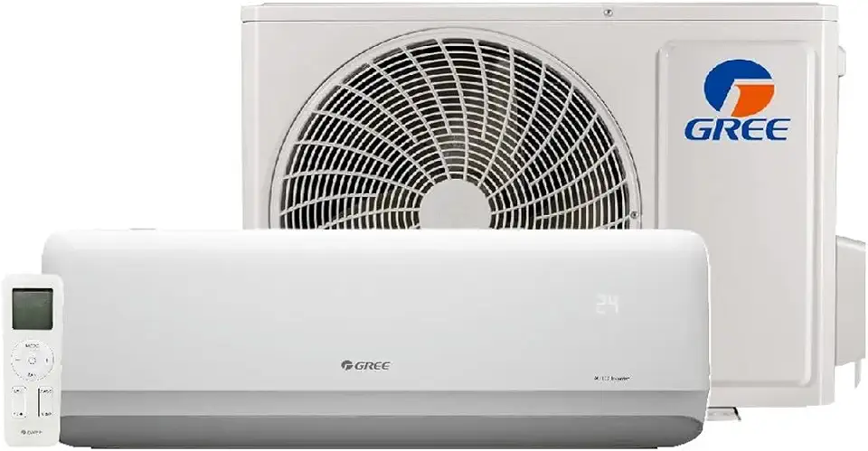 Ar-Condicionado Split Hi Wall Inverter Gree G-Side 9000BTU/h Quente e Frio GWH09ATBXB-D6DNA3B/I Branco