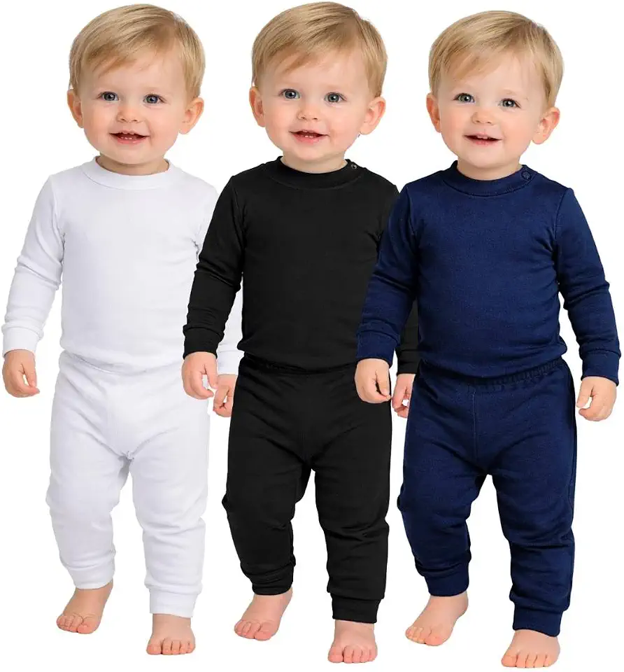 Kit 3 Conjuntos Térmicos Comfort Inverno Bebê Peluciado