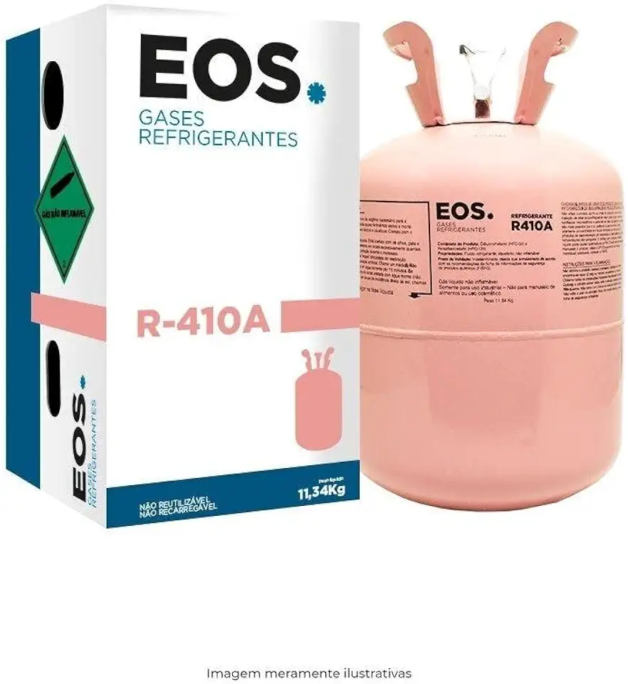 Gás Refrigerante R410a Eos Cilindro de 11,34kg