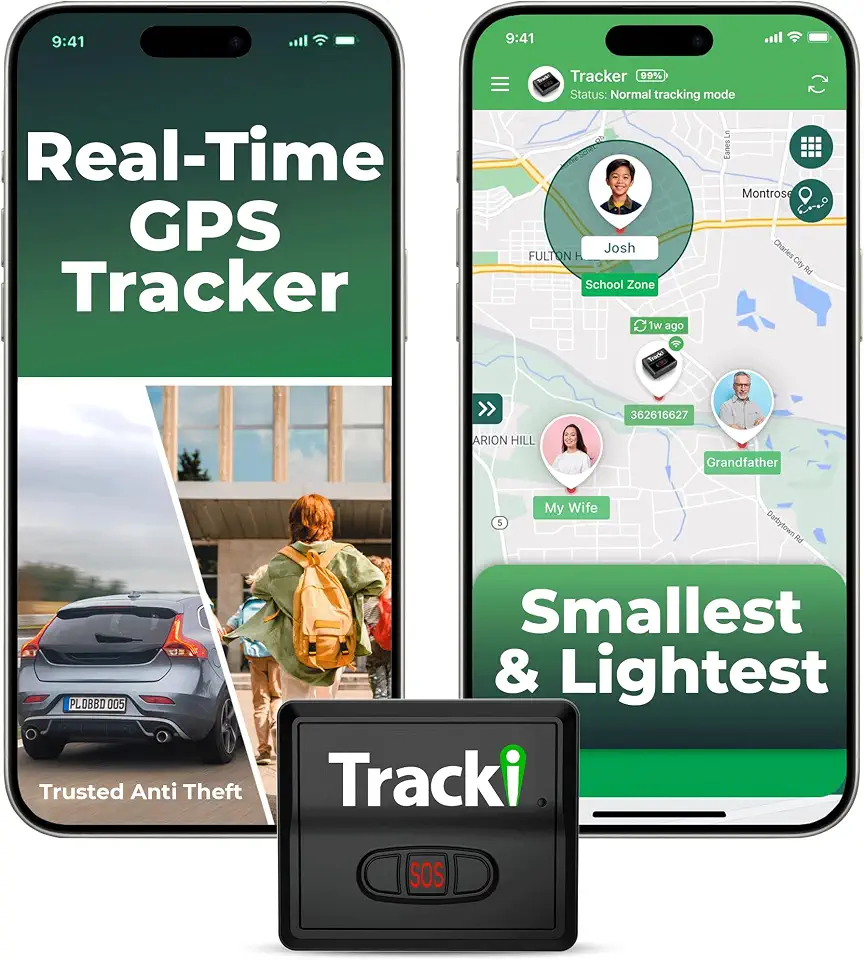 Tracki GPS para Carro 4G – Rastreador GPS Veicular em Tempo Real, Montagem Magnética, para Carros, Caminhões, Motos, Reboques e Barcos, Funciona no Brasil, Requer Assinatura