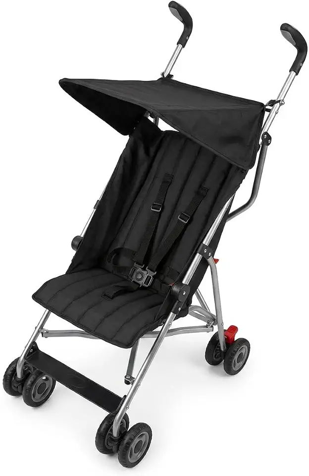 CARRINHO GUARDA CHUVA PRETO BABYWORLD
