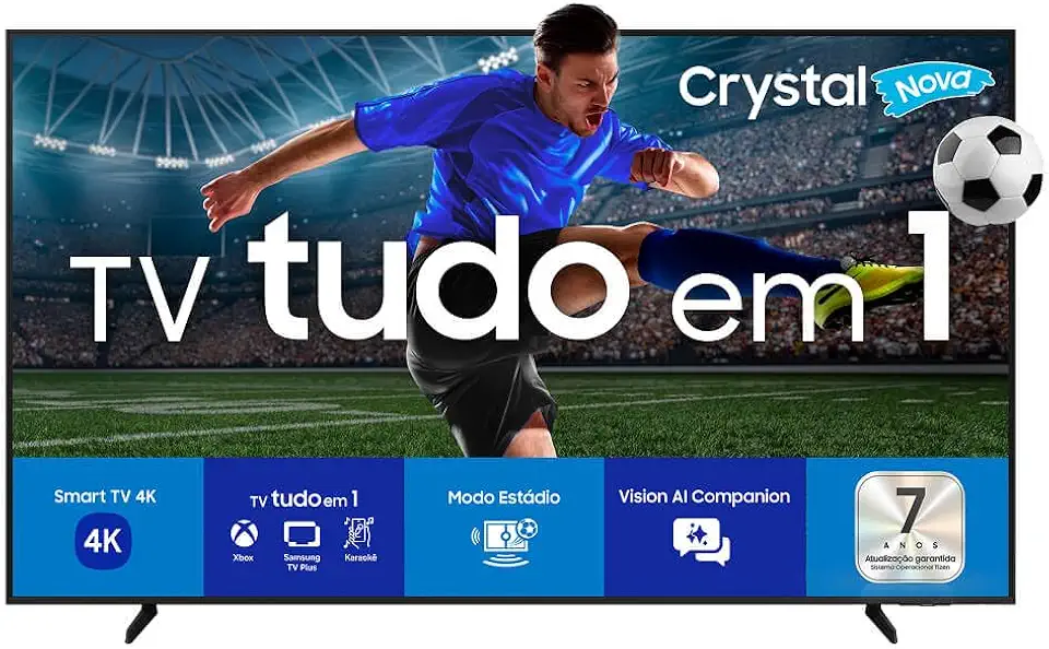 Samsung Smart TV 75" Crystal UHD 4K U8100F 2025
