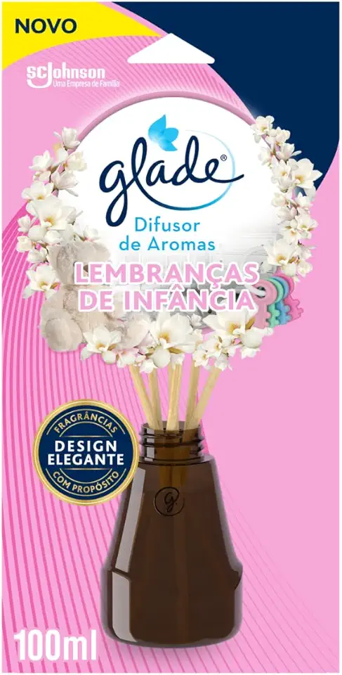 Glade Difusor de Ambiente, Lembranças de Infância, 6 Varetas, 100ml