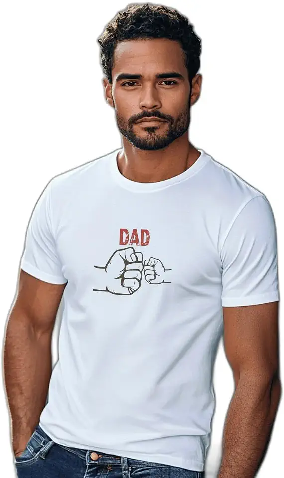 Camiseta Pai 100% Algodão Premium Macio Com Estampa União