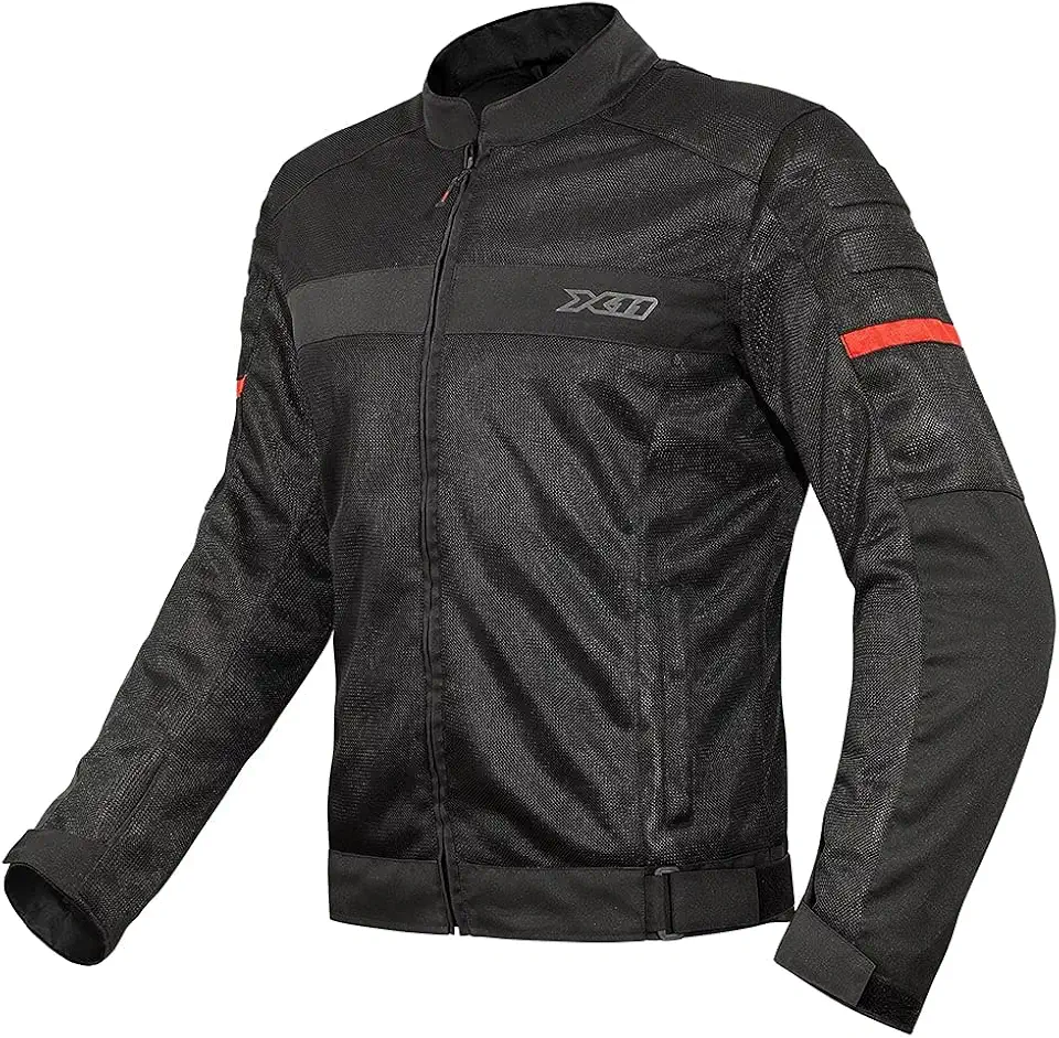 Jaqueta X11 Super Air Preta Ventilada Moto Motociclista Motoqueiro Proteção Para Uso no Verão Super Ventilada GG