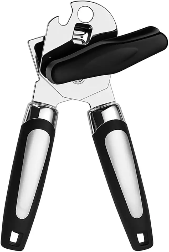 Abridor de Latas Manual Garrafa e Cerveja 3 em 1 Inox - Multifuncional Manual Durável e Resistente - Abridores de Lata Manuais para Camping Cozinha e Bar
