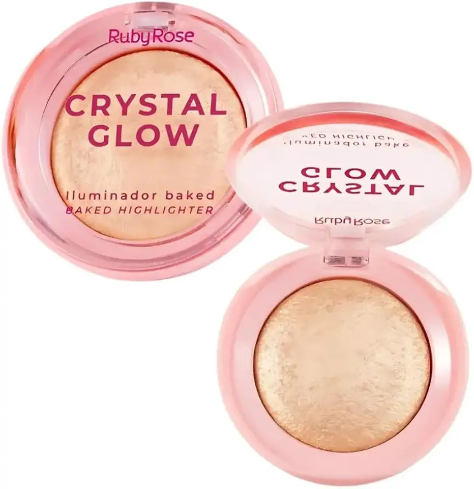 Crystal Glow Iluminador Baked Solar Flare Hbm7007 Ruby Rose