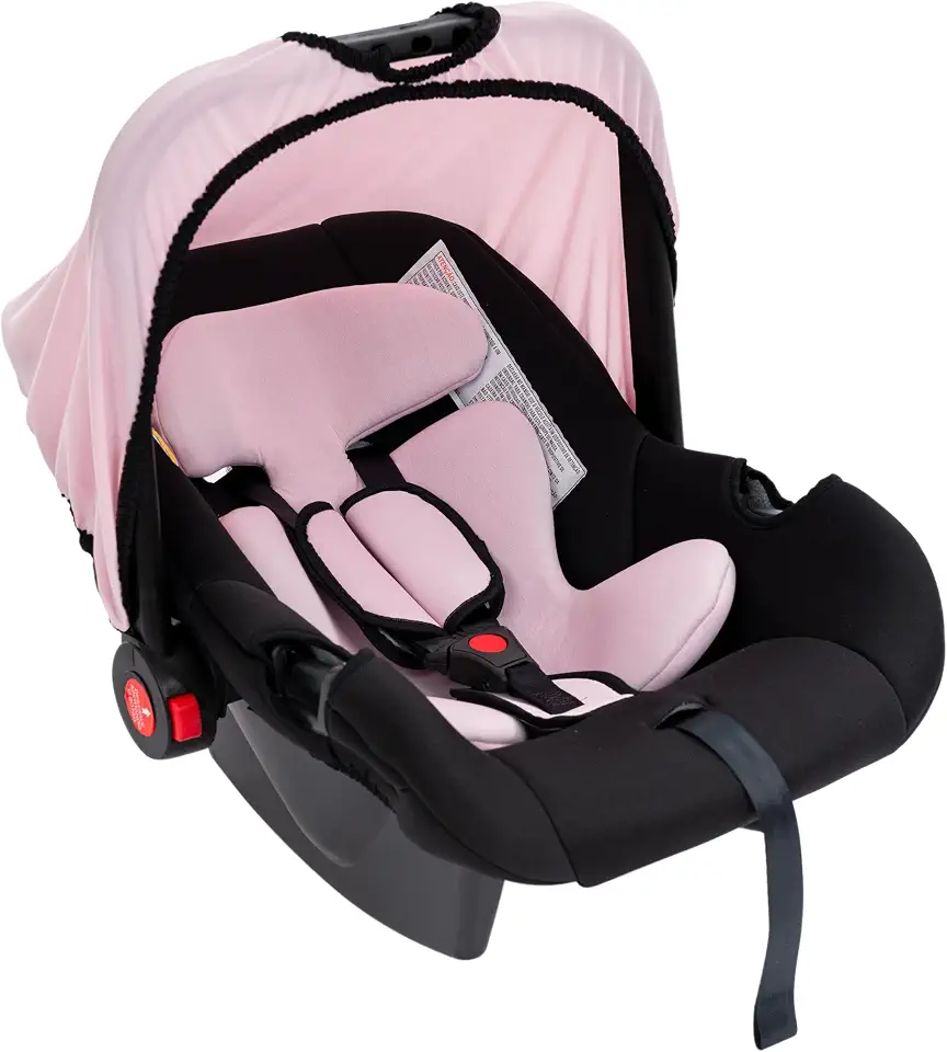 Bebê Conforto até 13kg Styll Baby Preto e Rosa