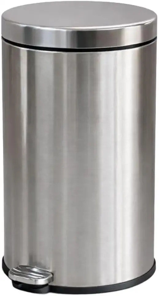 Brinox - Lixeira Inox Com Pedal E Balde 20L Decorline - Aço Inox