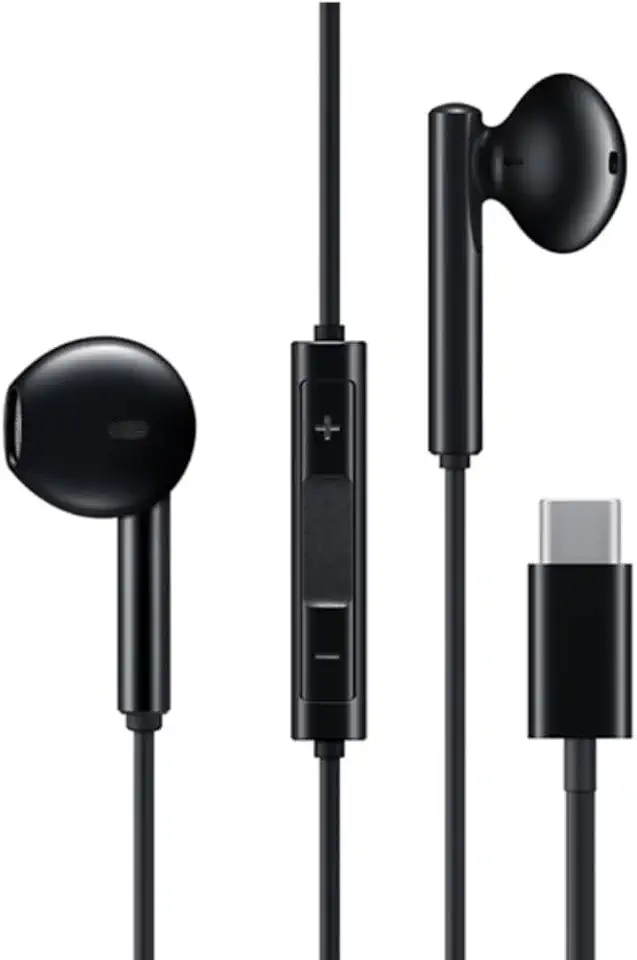 Fone de Ouvido USB-C 4ª Geração (Preto) - Redução de Ruído 99,15%, Cabo Tecido Antitramado. Qualidade Premium. Compatível com Samsung, Motorola, LG e Smartphones Tipo-C.