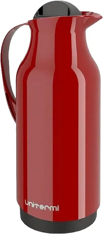 Garrafa Térmica de Mesa Siena para Café e Chá, com Bico Anti-gotas, 1 Litro (Vermelho)