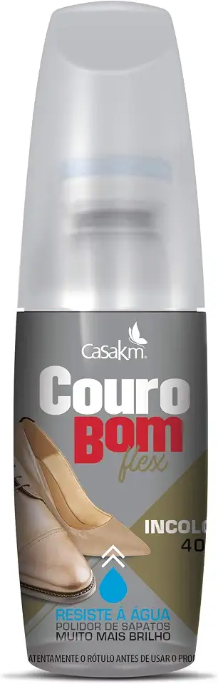 Polidor de Sapatos Couro Bom Flex Incolor, 40ml
