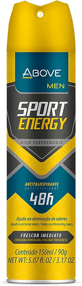 Above Desodorante Aerosol 150Ml Men Sport Energy