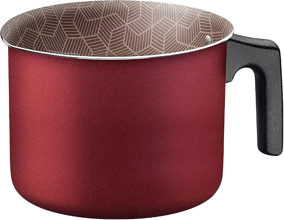 Fervedor Tramontina Paris em Alumínio com Revestimento Interno e Externo em Antiaderente Starflon Max Vermelho 14 cm 1,9 L
