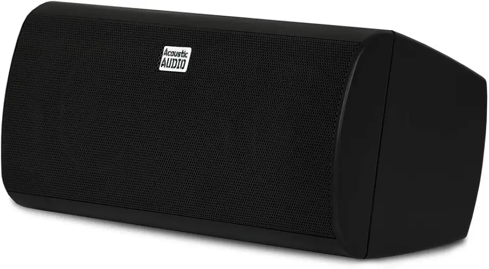 Acoustic Audio by Goldwood Alto-falante 3 vias Acoustic Audio AA35CB interno central 400 watts preto, 7,6 cm
