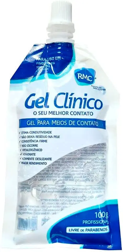Gel Clinico Contato Condutor Ultrassom Eletro Tens Fes Neutro Gel Condutor (100g, Gel Condutor Incolor)