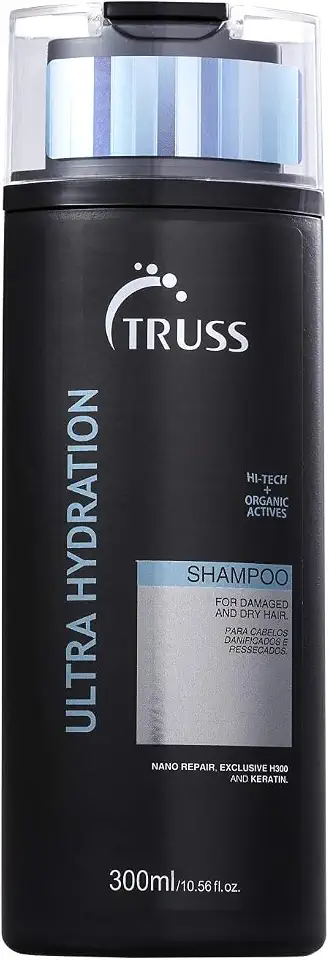 Truss Shampoo Ultra Hydration | Reparação da Fibra Capilar e Redução de Frizz | 300ml
