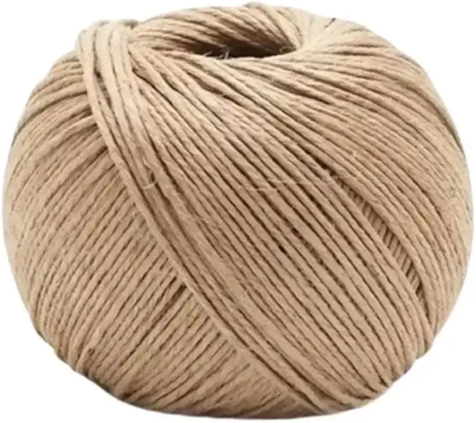 SisalSul Corda de Sisal Natural 2mm 200g 180m - Clássico - Corda para Artesanato e Decoração - Light Brown