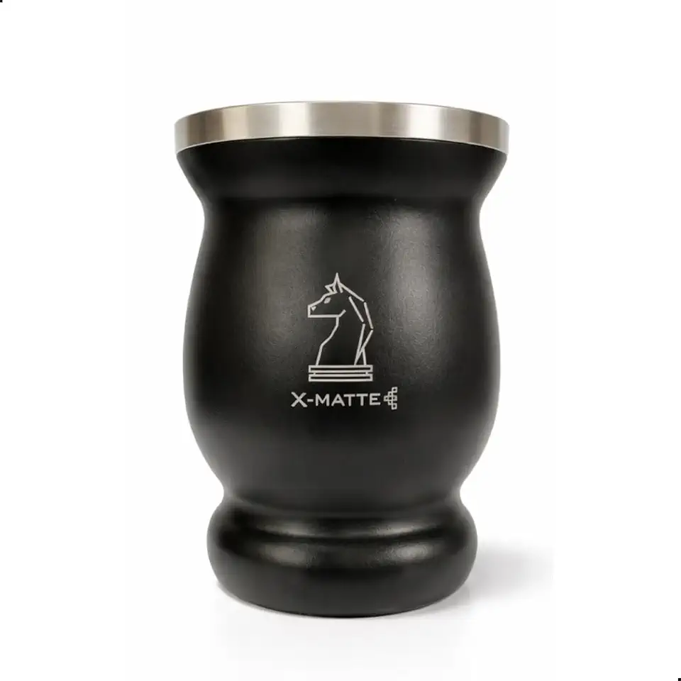 Cuia Térmica Tradicional Mate Chimarrão Tererê De Aço Inox Copo Erva X-MATTE