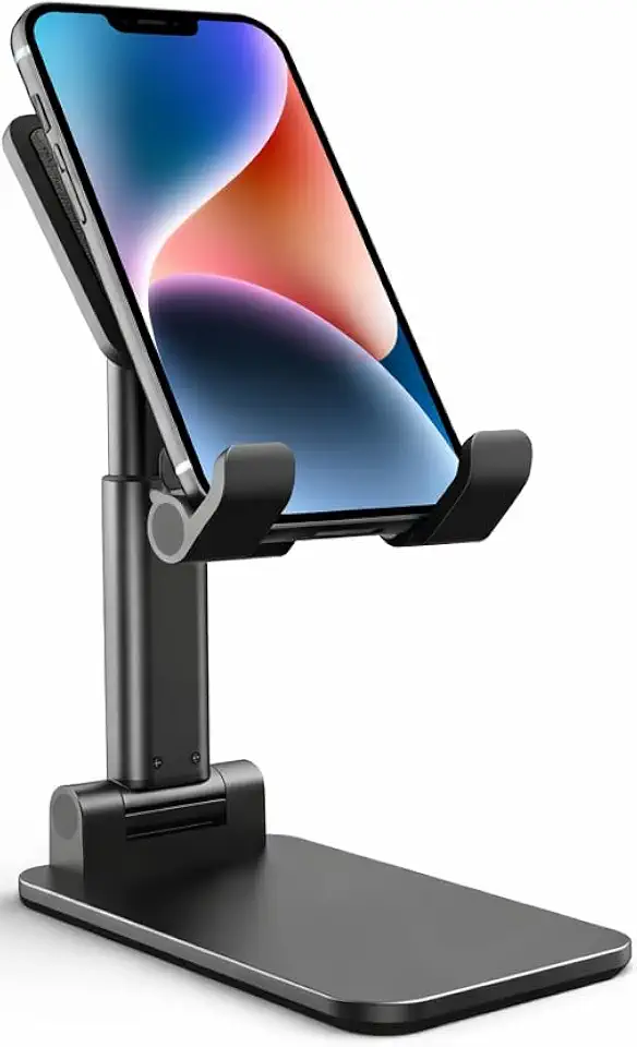 Suporte Para Celular e Tablet Mesa Universal Dobrável Ajustável Base Antiderrapante Ideal para Videochamadas Filmes Home Office e Viagens Premium