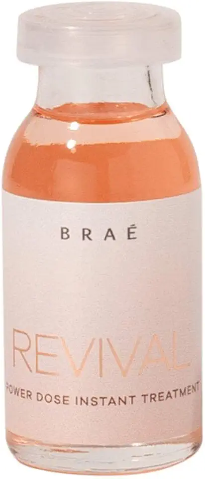 Braé Revival - Power Dose Tratamento Capilar Instantâneo 13ml, Ampola de Reparação Profunda e Brilho, BRAÉ