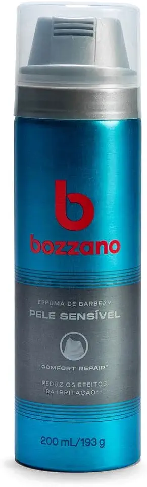 Bozzano Espuma De Barbear Pele Sensível 1 Cinza