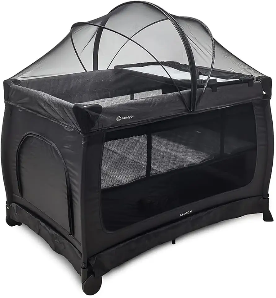 Berço Portátil Safety 1st, Falcon, 0 a 20kg, Black Night