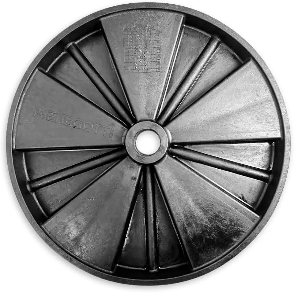 Roda Plástica Preta Menegotti 30cm Para Betoneira Prime 150L Polipropileno Cód. 24110107-1 Unidade