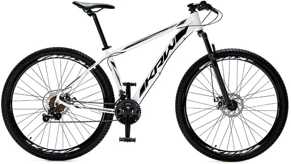 Bicicleta Aro 29 Krw Alumínio Câmbios Shimano 24 Velocidades Freio a Disco Suspensão Mountain Bike S4