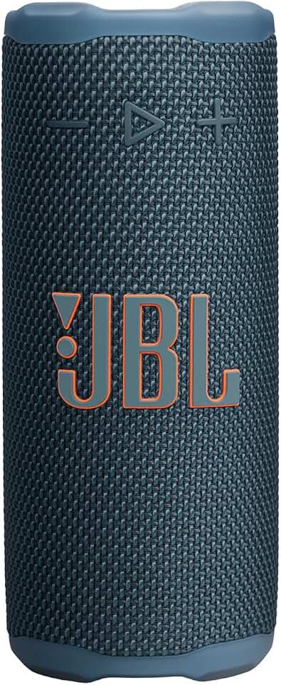JBL, Caixa de Som, Grip, Bluetooth, Portátil, À Prova D'água e Poeira, Bateria de até 46h, Auracast, Som JBL Pro, AI Sound Boost, 16W RMS - Azul