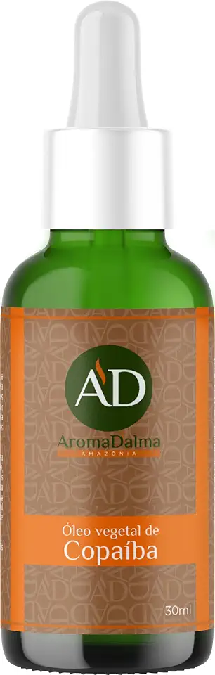 Óleo Vegetal De Copaíba Da Amazônia - Prensado a Frio, 100% Puro e Vegano | HIdratação Intensa e Anti-inflamatório 30ml - Aroma D’alma