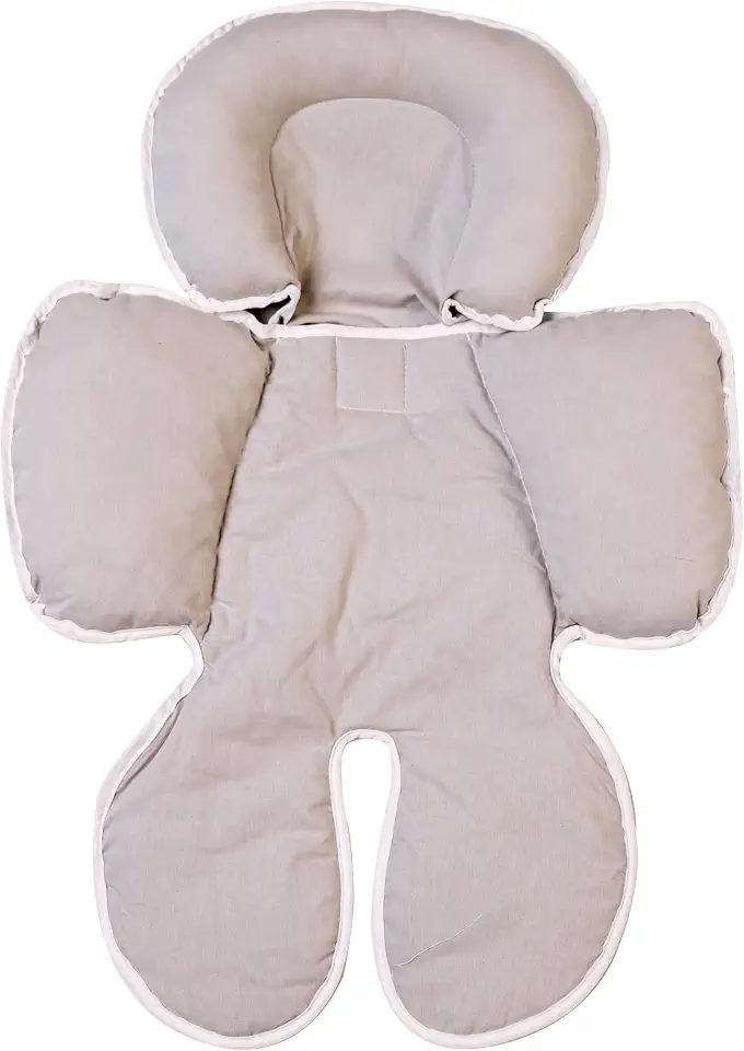 Capa Anatômica para Bebê Conforto e Carrinho 2 peças, Cinza