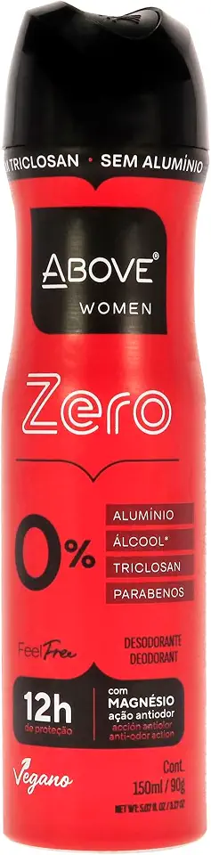 Desodorante Feel Free Zero Sem Alumínio Women Above 150ml
