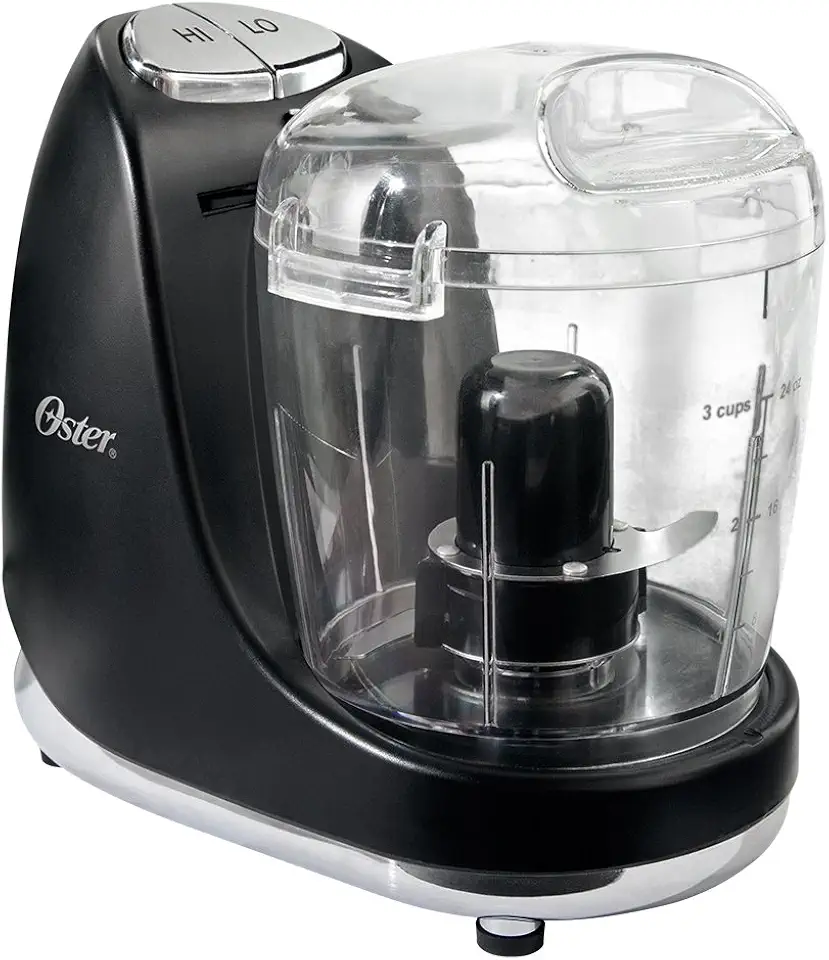Oster Mini Processador, Chromer, 110V, Preto, 125W, 3320