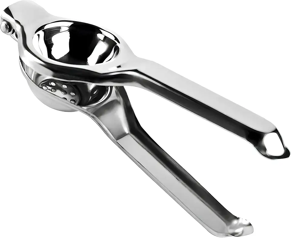 Espremedor de Limão Profissional em Aço Inox Alta Durabilidade, Extração Fácil e Completa de Suco, Resistente e Prático para Uso Diário linha Premium