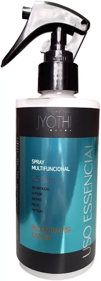 Reconstrutor Capilar Profissional Protetor Térmico e Solar Spray Para Escova Chapa e Secador Fluido Antifrizz 240ml